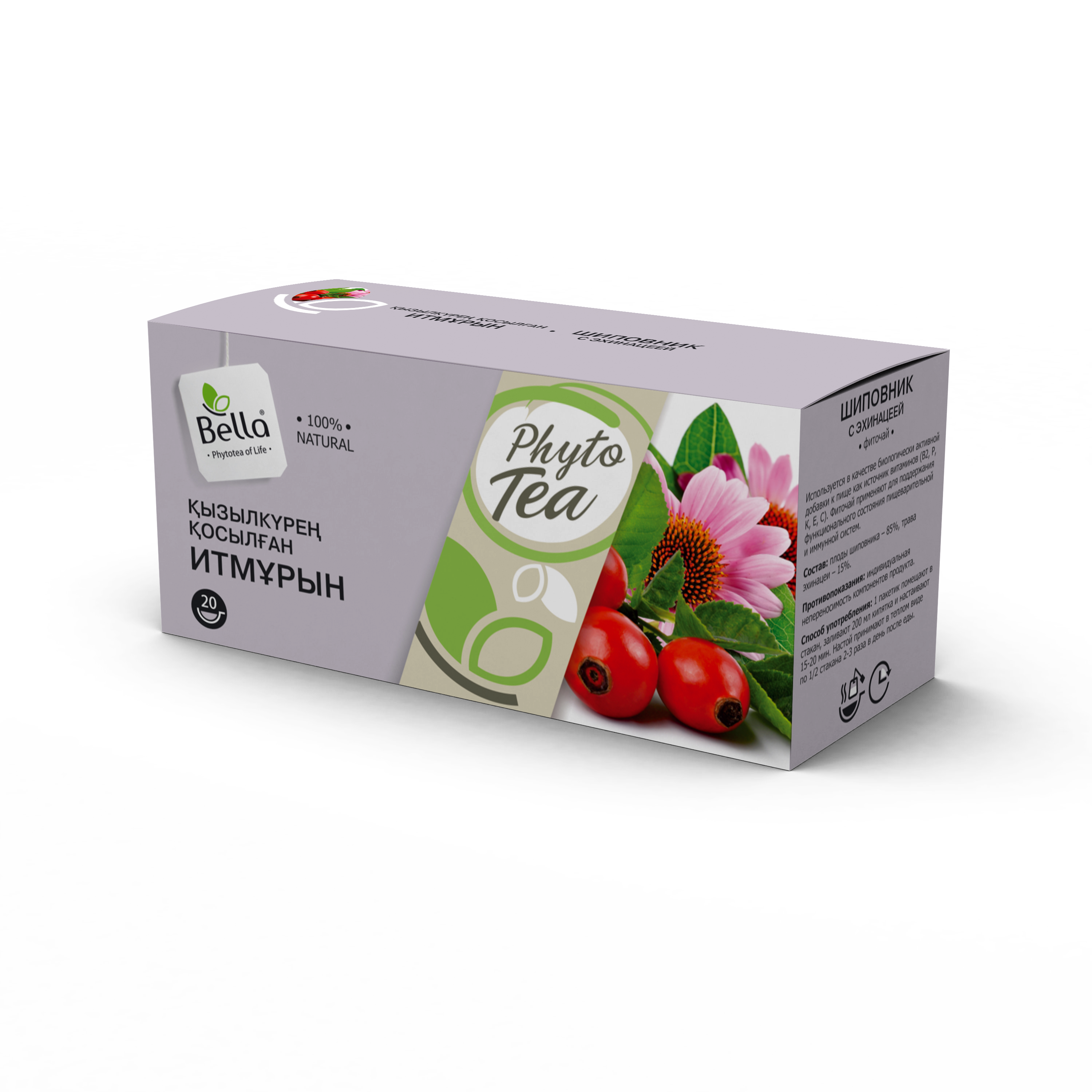 Шиповник с эхинацеей 20