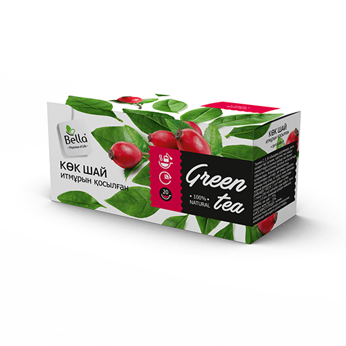 Зеленый чай с шиповником